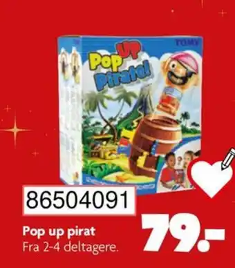 BR Leker Pop up pirat tilbud
