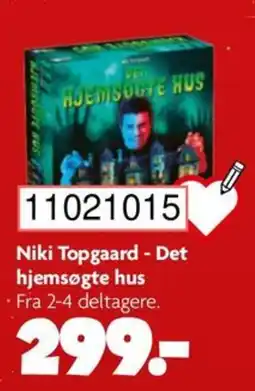 BR Leker Niki Topgaard - Det hjemsøgte hus tilbud