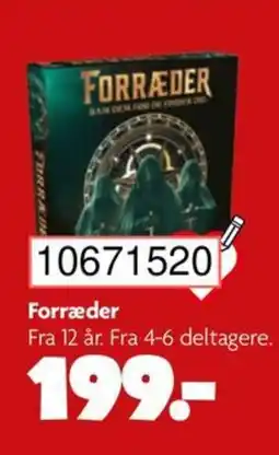 BR Leker Forræder tilbud