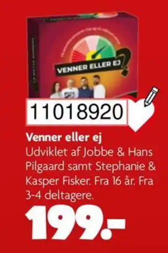 BR Leker Venner eller ej tilbud