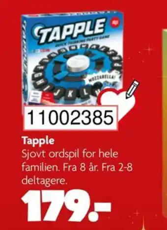 BR Leker Tapple tilbud