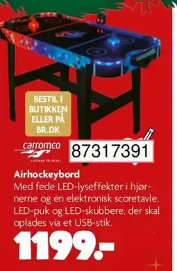 BR Leker Carromco airhockeybord tilbud