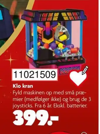 BR Leker Klo kran tilbud