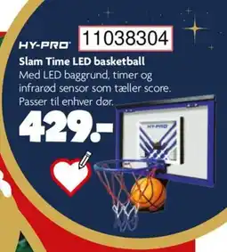 BR Leker HY-PRO Slam Time LED basketball tilbud
