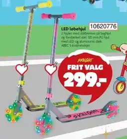 BR Leker LED løbehjul tilbud