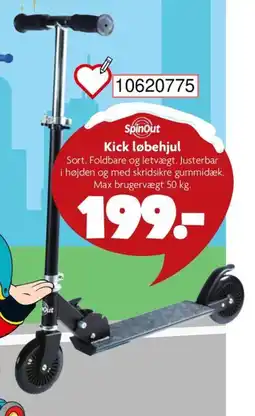 BR Leker SpinOut Kick løbehjul tilbud