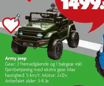BR Leker Army jeep tilbud