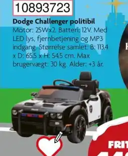 BR Leker Dodge Challenger politibil tilbud