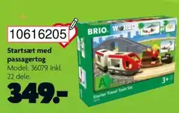 BR Leker Startsæt med passagertog Model: 36079. Inkl. 22 dele. tilbud