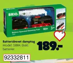 BR Leker Batteridrevet damptog tilbud