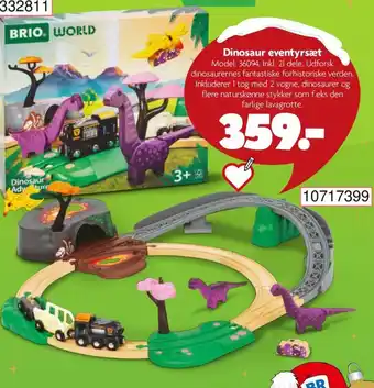 BR Leker Dinosaur eventyrsæt tilbud