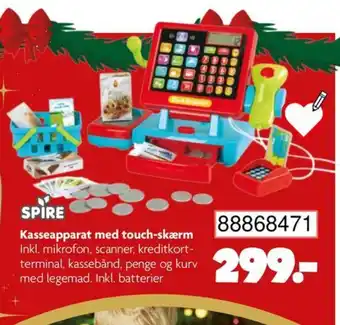 BR Leker SPIRE Kasseapparat med touch-skærm tilbud