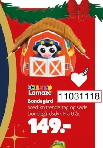 BR Leker Lamaze Bondegård tilbud