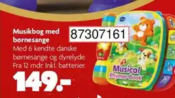 BR Leker Musikbog med børnesange tilbud
