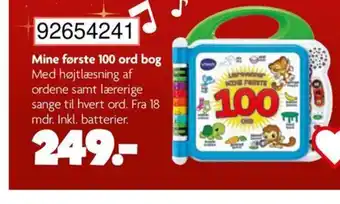 BR Leker Mine første 100 ord bog tilbud