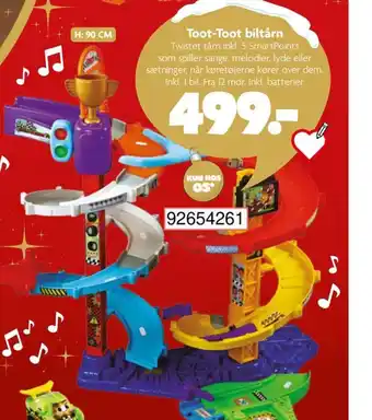 BR Leker Toot-Toot biltårn tilbud