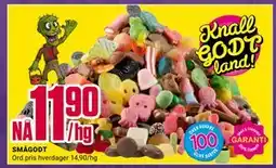 Europris SMÅGODT, NOK 11.9 tilbud
