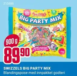 Europris SWIZZELS BIG PARTY MIX, NOK 89.9 tilbud