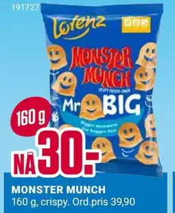 Europris MONSTER MUNCH, NOK 30 tilbud