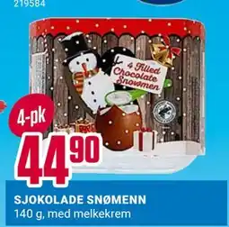 Europris SJOKOLADE SNØMENN, NOK 44.9 tilbud