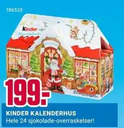 Europris KINDER KALENDERHUS, NOK 199 tilbud