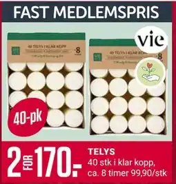 Europris TELYS, Medlemspris tilbud