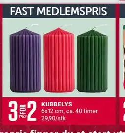 Europris KUBBELYS, NOK 29.9 tilbud