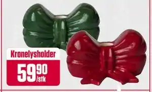 Europris Kronelysholder, NOK 59.9 tilbud