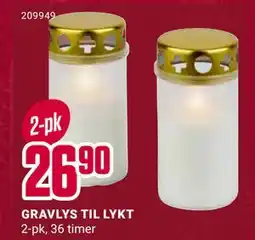 Europris GRAVLYS TIL LYKT, NOK 26.9 tilbud