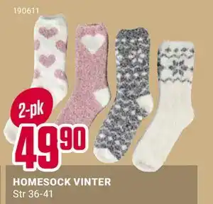 Europris HOMESOCK VINTER, NOK 49.9 tilbud
