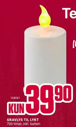 Europris GRAVLYS TIL LYKT, NOK 39.9 tilbud