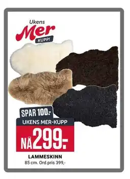 Europris LAMMESKINN, App-pris tilbud