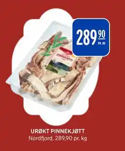 Rema 1000 URØKT PINNEKJØTT, NOK 289.9 tilbud