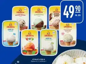 Rema 1000 UTVALGT LITER-IS, NOK 49.9 tilbud