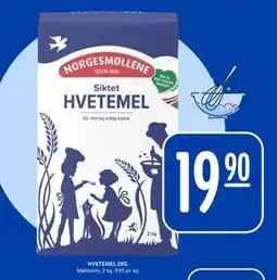 Rema 1000 HVETEMEL 2KG, NOK 19.9 tilbud