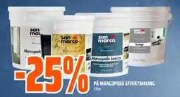 Obs Bygg 25% PÅ MARCOPOLO EFFEKTMALING tilbud