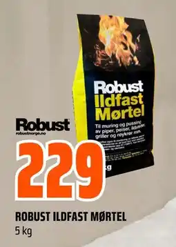 Obs Bygg ROBUST ILDFAST MØRTEL, NOK 229 tilbud