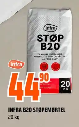 Obs Bygg INFRA B20 STØPEMØRTEL, NOK 44.9 tilbud