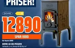 Obs Bygg DOVRE 40 CBS PEISOVN, NOK 12890 tilbud