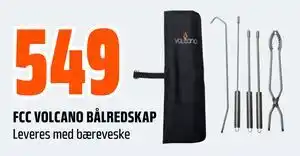 Obs Bygg FCC VOLCANO BÅLREDSKAP, NOK 549 tilbud