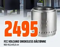 Obs Bygg FCC VOLCANO SMOKELESS BÅLTØNNE, NOK 2495 tilbud