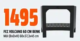 Obs Bygg FCC VOLCANO 60 CM BENK, NOK 1495 tilbud