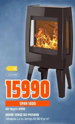 Obs Bygg DOVRE SENSE 103 PEISOVN, NOK 15990 tilbud