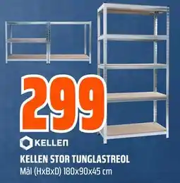 Obs Bygg KELLEN STOR TUNGLASTREOL, NOK 299 tilbud