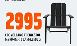 Obs Bygg FCC VOLCANO TREND STOL, NOK 2995 tilbud