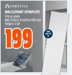 Obs Bygg WALLS2PAINT SPONPLATE, NOK 199 tilbud