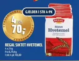 Coop Obs REGAL SIKTET HVETEMEL, NOK 70 tilbud