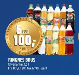 Coop Obs RINGNES BRUS, NOK 100 tilbud