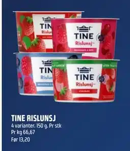 Coop Obs TINE RISLUNSJ, NOK 10 tilbud