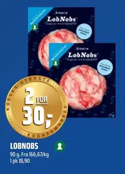 Coop Obs LOBNOBS, NOK 30 tilbud